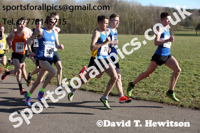 Senior mens 2018 Royal Signals NECAA Road Relays, Hetton. Photo: David T. Hewitson/Sports for All Pics